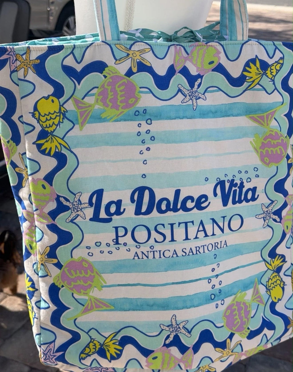 Antica Sartoria La Dolce Vita Positano Beach Bag 🌊