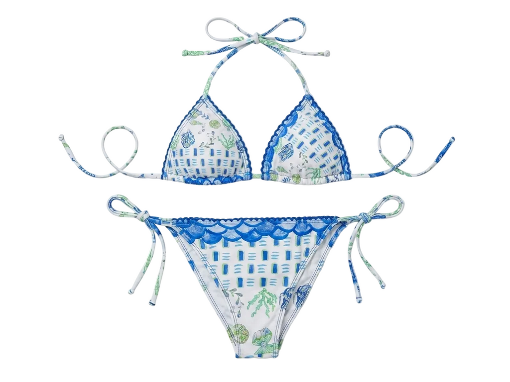 Antica Sartoria Blue Ocean Bikini Set 🌊 Medium size