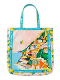 Antica Sartoria Dreaming of Positano Beach Tote Bag 🏙️