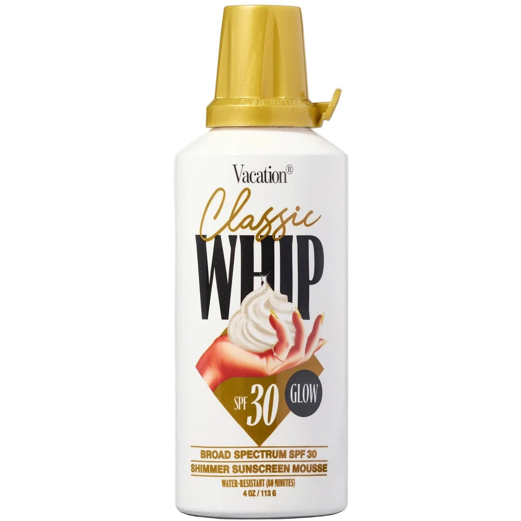 Vacation Classic Whip Glow SPF 30 Shimmer Sunscreen Mousse ✨