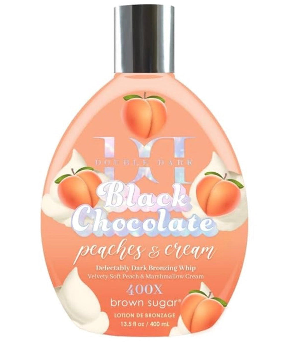 Double Dark Black Chocolate Peaches & Cream 400X Bronzer 🍑🍫