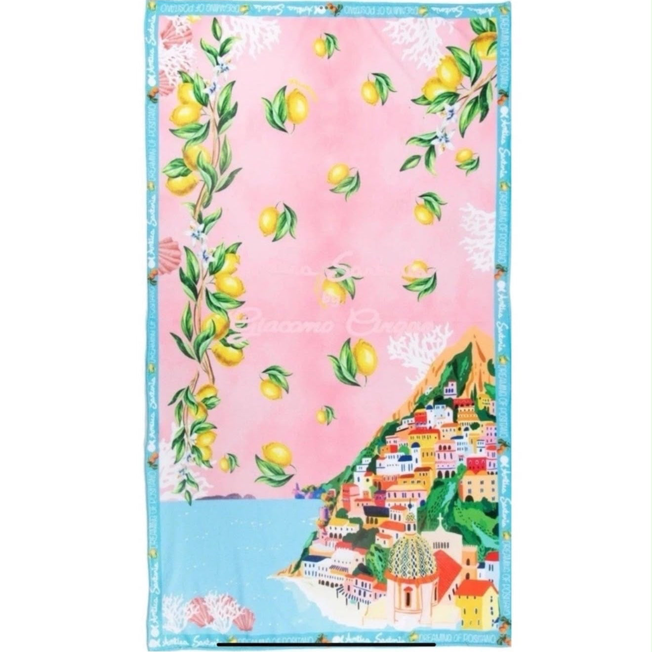 Antica Sartoria Positano Lemon Beach Towel 🍋