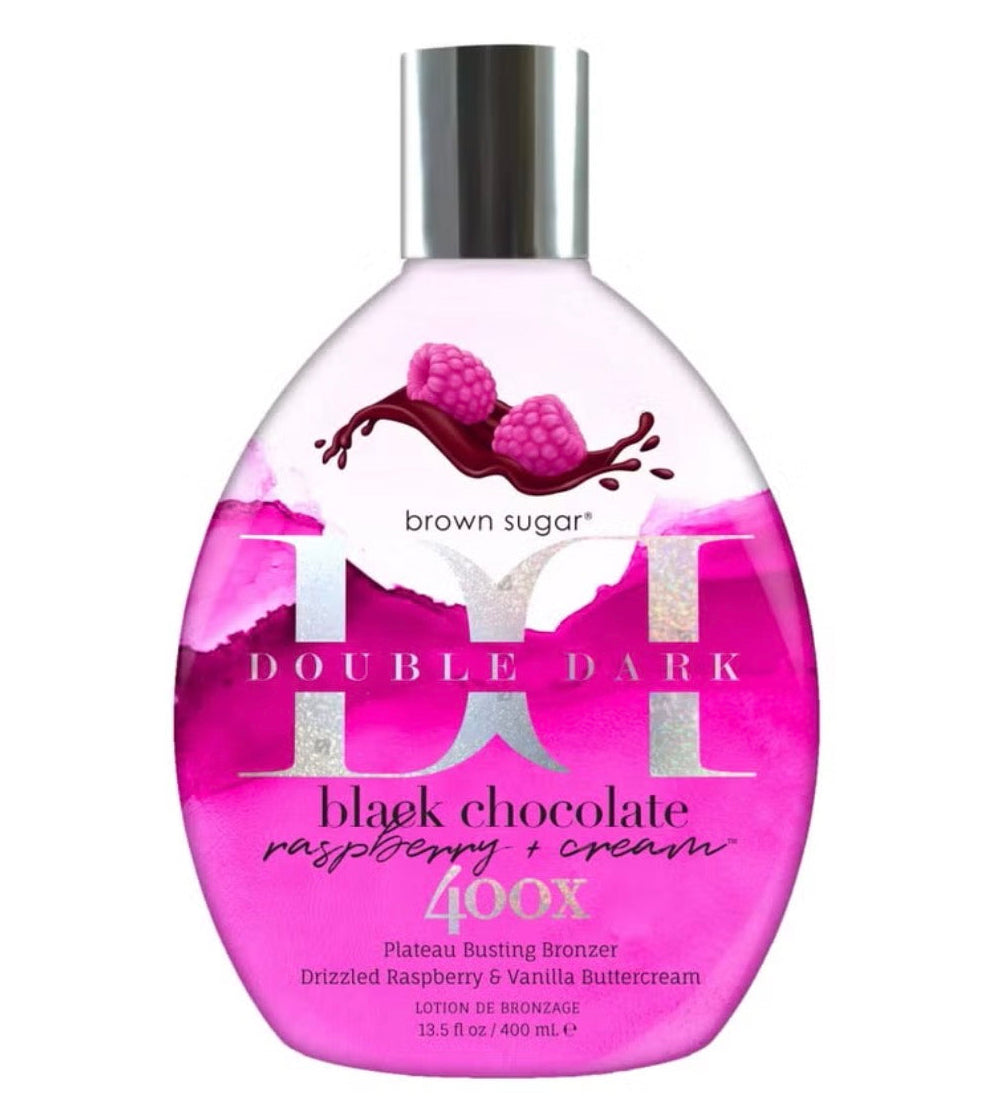 Double Dark Black Chocolate Raspberry & Cream 400X Bronzer 🍓🍫