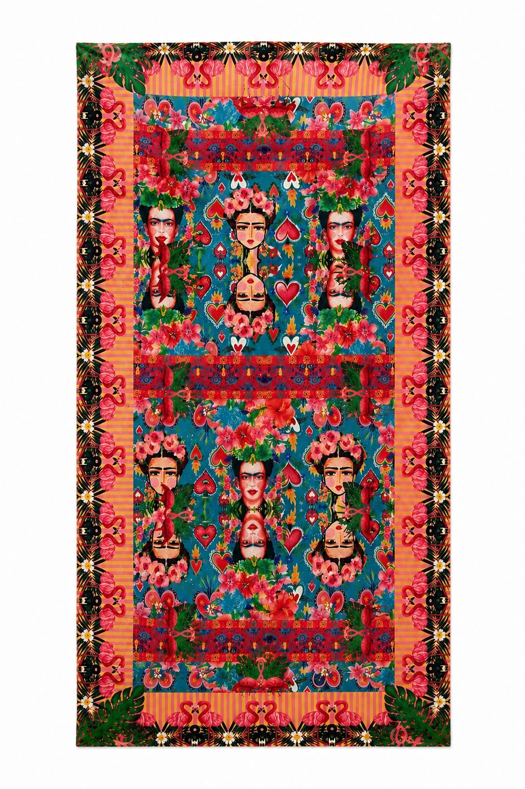 Frida Kahlo Beach Towel 🌺🎨